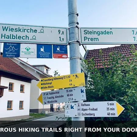 Gemütliche Alpenwohnung mit Balkon&Bergblick nahe Neuschwanstein ideal für Familien&Gruppen für gemeinsame Momente *