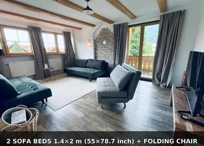 Gemuetliche Alpenwohnung Mit Balkon & Bergblick Nahe Neuschwanstein Ideal Fuer Familien & Gruppen Fuer Gemeinsame Momente Apartment *
