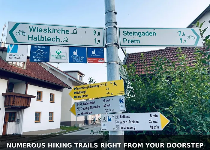 Gemuetliche Alpenwohnung Mit Balkon & Bergblick Nahe Neuschwanstein Ideal Fuer Familien & Gruppen Fuer Gemeinsame Momente *